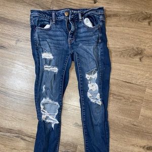 American eagle ripped jeans